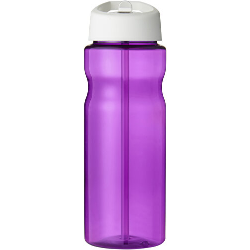 H2O Active® Eco Base 650 Ml Sportflasche Mit Ausgussdeckel , lila / weiß, PCR Kunststoff, 72% PP Kunststoff, 17% SAN Kunststoff, 11% PE Kunststoff, 21,80cm (Höhe), Bild 3