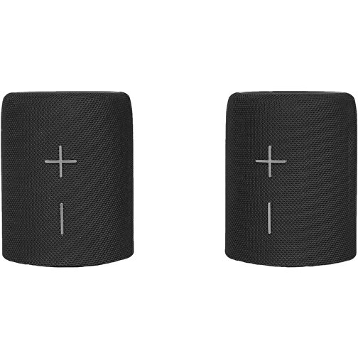 Prixton Aloha Lite Bluetooth® Lautsprecher , schwarz, Kunststoff, 23,50cm x 8,70cm x 8,70cm (Länge x Höhe x Breite), Bild 3