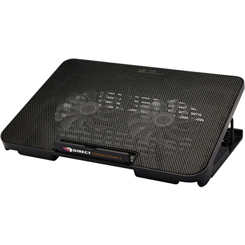 Gleam Kühlständer Für Gaming-Laptop , schwarz, ABS Kunststoff, 35,00cm x 3,00cm x 26,00cm (Länge x Höhe x Breite), Bild 2