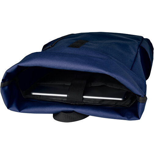 Byron plecak na laptopa 15,6 cala z tworzywa RPET z certyfikatem GRS z zawijanym zamknięciem, 18 l, Obraz 7
