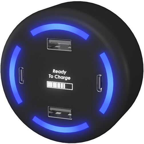 Caricabatterie smart home con logo luminoso SCX.design H11, Immagine 3