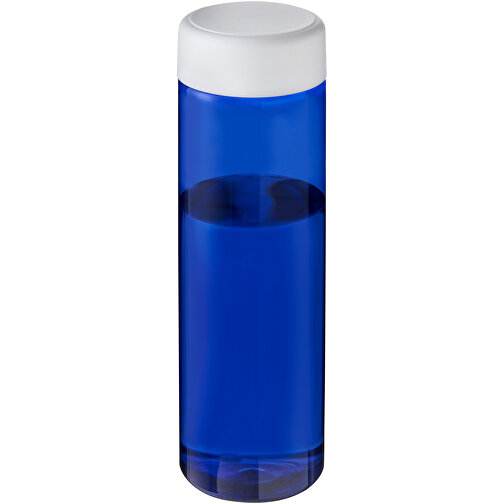 H2O Active® Eco Vibe 850 Ml Wasserflasche Mit Drehdeckel , blau / weiss, PCR Kunststoff, PP Kunststoff, 22,90cm (Höhe), Bild 1