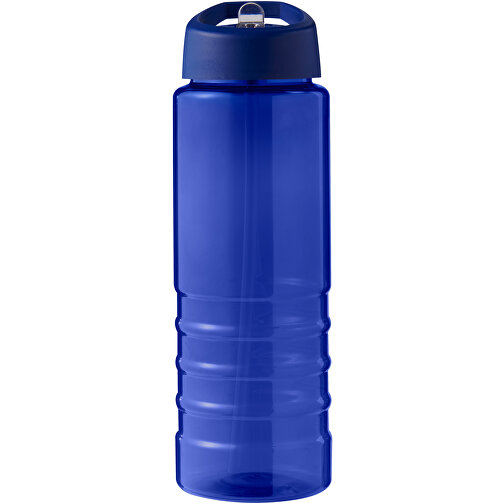 H2O Active® Eco Treble 750 Ml Sportflasche Mit Stülpdeckel , blau / blau, PCR Kunststoff, 72% PP Kunststoff, 17% SAN Kunststoff, 11% PE Kunststoff, 22,80cm (Höhe), Bild 3
