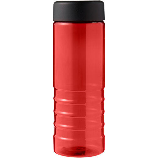 H2O Active® Eco Treble 750 Ml Sportflasche Mit Drehdeckel , rot / schwarz, PCR Kunststoff, PP Kunststoff, 21,60cm (Höhe), Bild 4