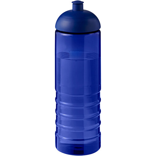 H2O Active® Eco Treble 750 Ml Sportflasche Mit Stülpdeckel , blau / blau, PCR Kunststoff, 90% PP Kunststoff, 10% TPE Kunststoff, 23,30cm (Höhe), Bild 1