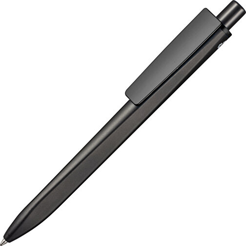 Kugelschreiber RIDGE SCHWARZ RECYCLED , Ritter-Pen, schwarz recycled/schwarz recycled, ABS-Kunststoff, 141,00cm (Länge), Bild 2