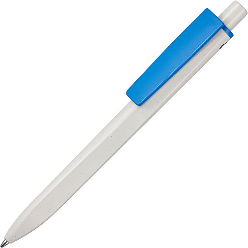 Kugelschreiber RIDGE GRAU RECYCLED , Ritter-Pen, grau recycled/blau recycled, ABS-Kunststoff, 141,00cm (Länge), Bild 2
