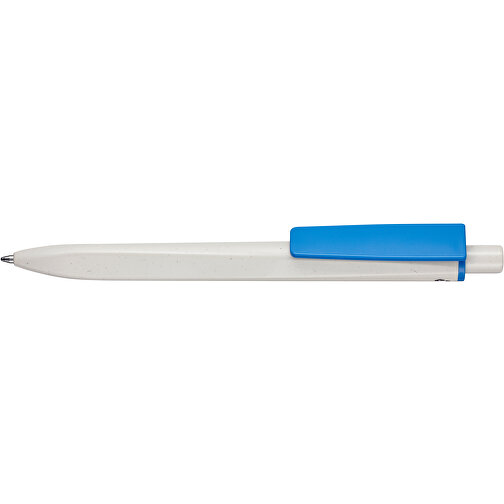 Kugelschreiber RIDGE GRAU RECYCLED , Ritter-Pen, grau recycled/blau recycled, ABS-Kunststoff, 141,00cm (Länge), Bild 3