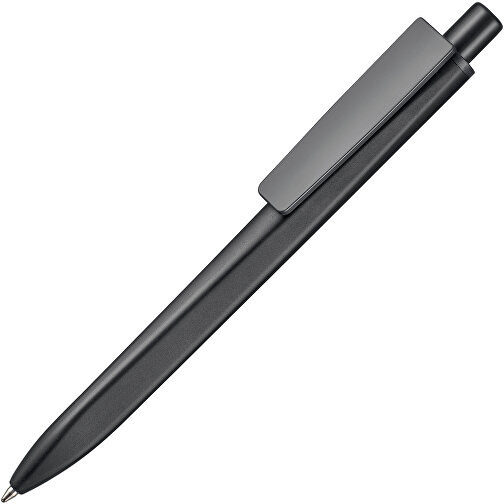 Kugelschreiber RIDGE , Ritter-Pen, schwarz, ABS-Kunststoff, 141,00cm (Länge), Bild 2
