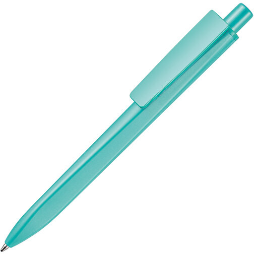 Kugelschreiber RIDGE , Ritter-Pen, türkis PMS, ABS-Kunststoff, 141,00cm (Länge), Bild 2