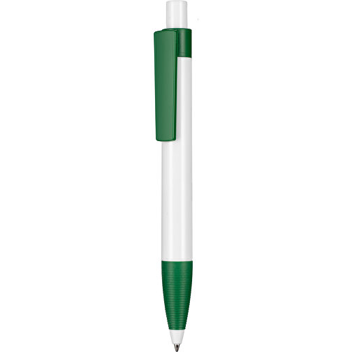 Kugelschreiber SCREEN , Ritter-Pen, weiß/minze-grün, ABS-Kunststoff, 145,00cm (Länge), Bild 1