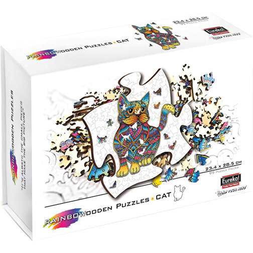 Rainbow Wooden Puzzle Cat (Chat) 99pcs., Image 5
