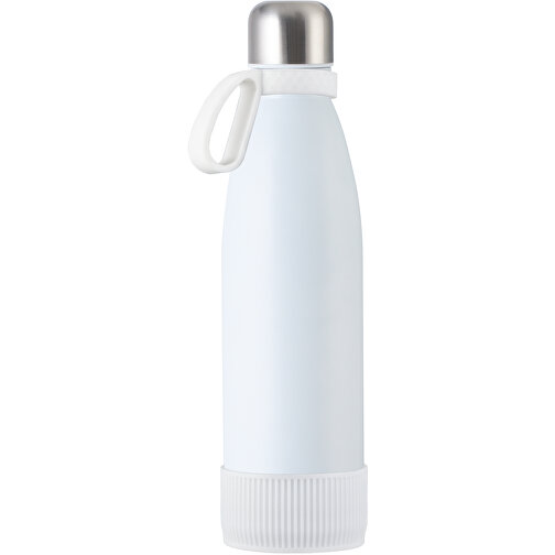 Thermoflasche RETUMBLER MyTOULON , Retumbler, weiß / weiß / weiß, Edelstahl, Kunststoff, Silikon, 4,30cm x 26,00cm x 7,00cm (Länge x Höhe x Breite), Bild 1