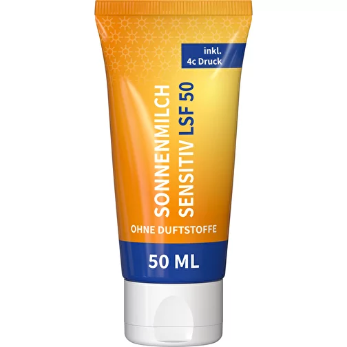Lait solaire sensible FPS 50, tube de 50 ml, Image 1