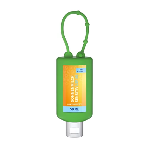 Lait solaire sensible FPS 30, Bumper de 50 ml (vert), Body Label, Image 1