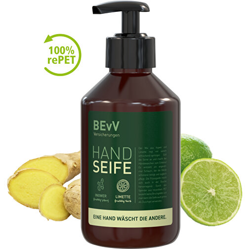 Savon Liquide Gingembre-Citron Vert, 250 ml, Body Label (R-PET), Image 2