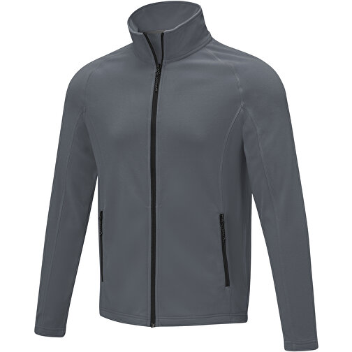 Zelus Fleecejacke Für Herren , storm grey, Microfleece 100% Polyester, 140 g/m2, S, , Bild 1