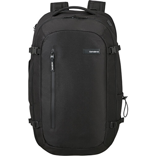 Samsonite-Roader-Travel Backpack S 38L , Samsonite, deep black, 100% RECYCLED PET POLYESTER, 57,00cm x 26,00cm x 33,00cm (Länge x Höhe x Breite), Bild 3