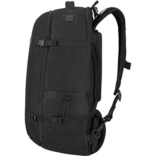 Samsonite-Roader-Travel Backpack S 38L , Samsonite, deep black, 100% RECYCLED PET POLYESTER, 57,00cm x 26,00cm x 33,00cm (Länge x Höhe x Breite), Bild 6