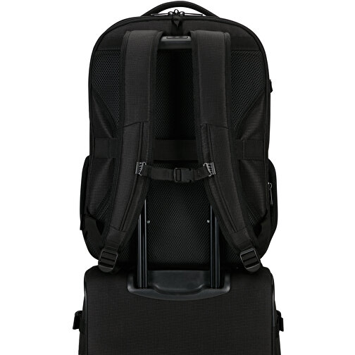 Samsonite-Roader-Laptop Backpack L EXP , Samsonite, deep black, 100% RECYCLED PET POLYESTER, 46,00cm x 22,00cm x 35,00cm (Länge x Höhe x Breite), Bild 7