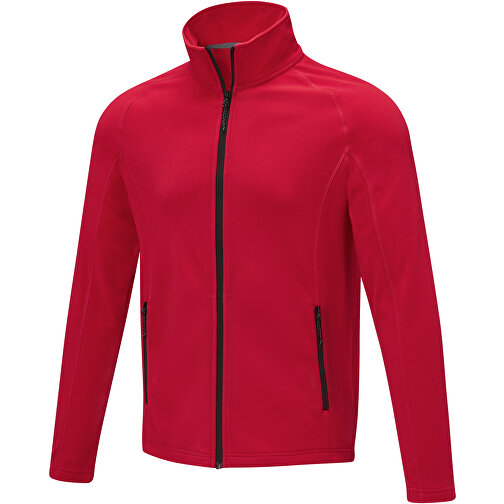 Zelus Fleecejacke Für Herren , rot, Microfleece 100% Polyester, 140 g/m2, XS, , Bild 1