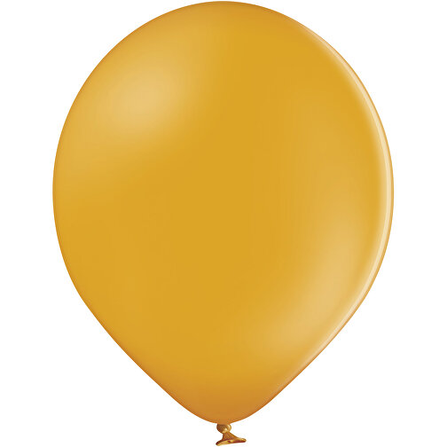 Standardluftballon , honiggelb, Naturkautschuk, , Bild 1