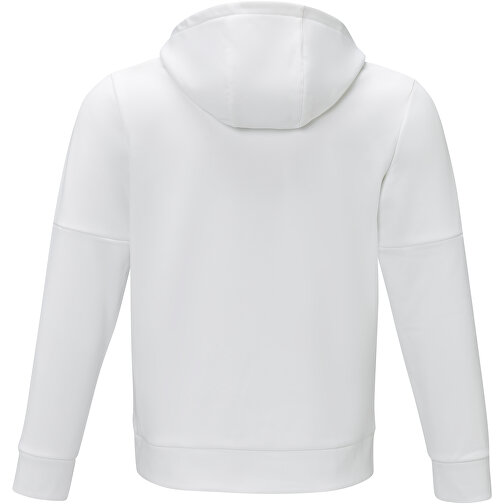 Sayan Kapuzenpullover Mit Halbem Reissverschluss Für Herren , weiss, Strick 85% Polyester, 15% Sorona®, 350 g/m2, Contrast fabric, 280T ripstop  100% Nylon, 72 g/m2, XXL, , Bild 4