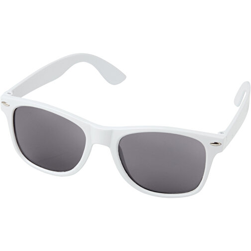 Sun Ray Recycelte Sonnenbrille , weiß, Recycelter Kunststoff, 14,50cm x 49,50cm (Länge x Breite), Bild 1