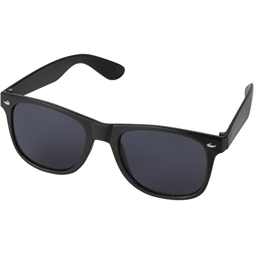 Sun Ray Sonnenbrille Aus Recyceltem Kunststoff , schwarz, Recycelter Kunststoff, 14,50cm x 4,90cm (Länge x Breite), Bild 1