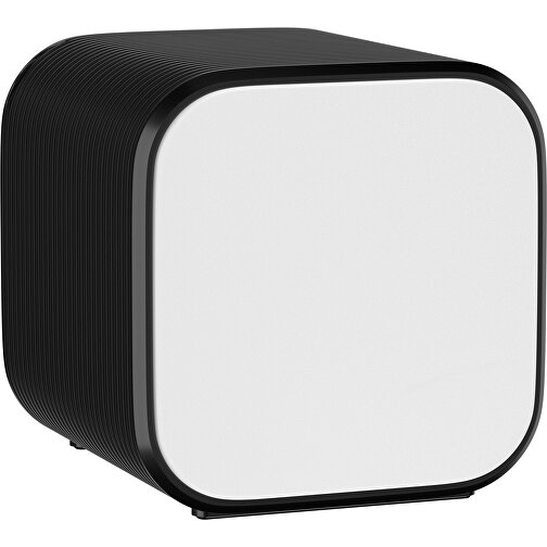 Bluetooth-Lautsprecher Double-Sound , weiß / schwarz, ABS Kunststoff, 6,00cm x 6,00cm x 6,00cm (Länge x Höhe x Breite), Bild 1
