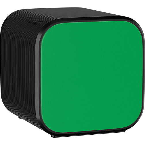 Bluetooth-Lautsprecher Double-Sound , grün / schwarz, ABS Kunststoff, 6,00cm x 6,00cm x 6,00cm (Länge x Höhe x Breite), Bild 1