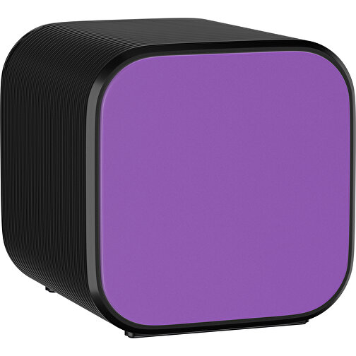 Bluetooth-Lautsprecher Double-Sound , lavendellila / schwarz, ABS Kunststoff, 6,00cm x 6,00cm x 6,00cm (Länge x Höhe x Breite), Bild 1