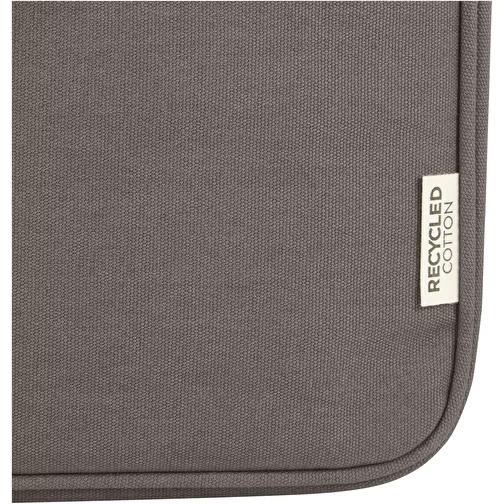 Housse pour ordinateur portable Joey de 2 L en toile recyclée GRS 14 pouces, Image 7