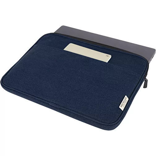 Housse pour ordinateur portable Joey de 2 L en toile recyclée GRS 14 pouces, Image 5
