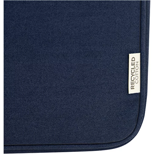 Housse pour ordinateur portable Joey de 2 L en toile recyclée GRS 14 pouces, Image 7