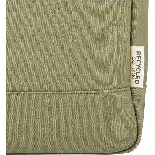 Sac à dos pour ordinateur portable Joey de 15 L en toile recyclée GRS 15 pouces avec dessus enro, Image 8