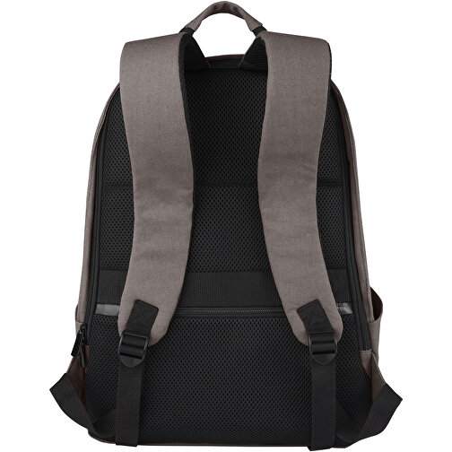 Joey 15,6-calowy plecak na laptopa z płótna z recyklingu z certyfikatem GRS o pojemności 18 l, Obraz 4