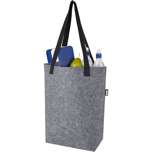 Felta torba z długimi uchwytami z filcu z materiałów z recyklingu z certyfikatem GRS z szerokim d, Obraz 5