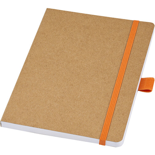 Berk Notizbuch Aus Recyceltem Papier , orange, Recyceltes Papier, 17,80cm x 12,70cm (Länge x Breite), Bild 1