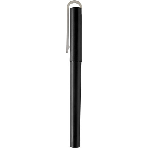 Mauna Recycelter PET Gel-Kugelschreiber , schwarz, Recycelter PET Kunststoff, 14,30cm (Länge), Bild 1