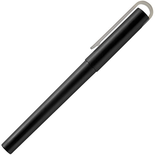 Mauna Recycelter PET Gel-Kugelschreiber , schwarz, Recycelter PET Kunststoff, 14,30cm (Länge), Bild 2