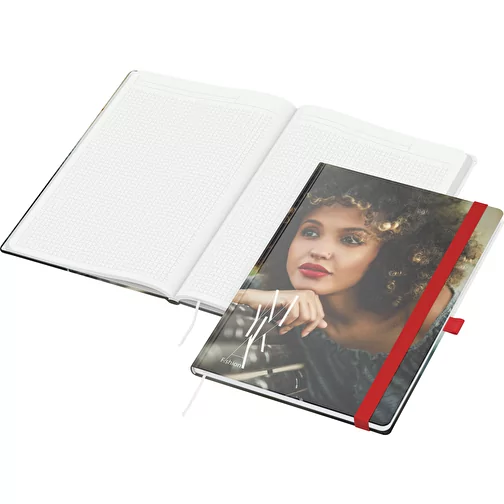 Carnet de notes Match-Book White green+blue A4, rouge, Image 1