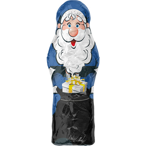 MyBrand Santa Maxi , dunkelblau / schwarz, Alufolie, 13,00cm x 3,00cm x 5,00cm (Länge x Höhe x Breite), Bild 1