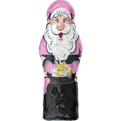 MyBrand Santa Maxi , rosa / schwarz, Alufolie, 13,00cm x 3,00cm x 5,00cm (Länge x Höhe x Breite), Bild 1