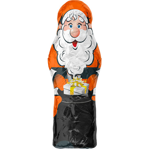 MyBrand Santa Maxi , orange / schwarz, Alufolie, 13,00cm x 3,00cm x 5,00cm (Länge x Höhe x Breite), Bild 1