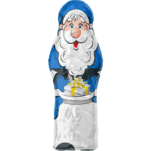 MyBrand Santa Maxi , kobaltblau / weiß, Alufolie, 13,00cm x 3,00cm x 5,00cm (Länge x Höhe x Breite), Bild 1