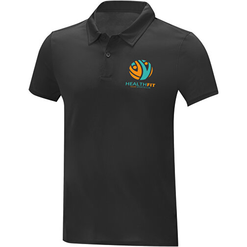 Deimos Poloshirt Cool Fit Mit Kurzärmeln Für Herren , schwarz, Mesh mit Cool Fit Finish 100% Polyester, 105 g/m2, 5XL, , Bild 2