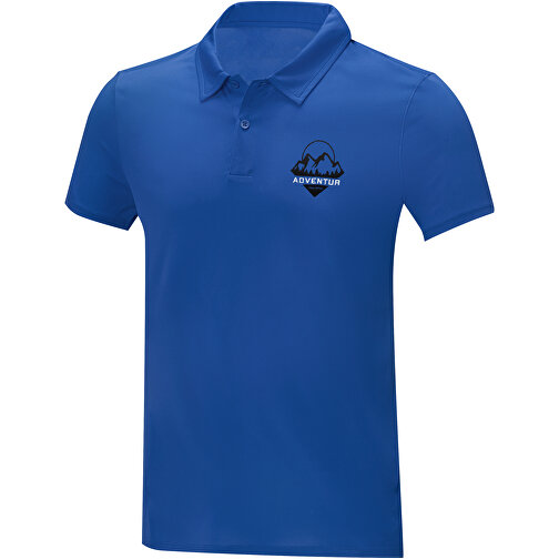 Deimos Poloshirt Cool Fit Mit Kurzärmeln Für Herren , blau, Mesh mit Cool Fit Finish 100% Polyester, 105 g/m2, XL, , Bild 2
