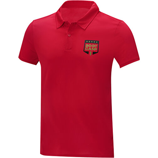 Deimos Poloshirt Cool Fit Mit Kurzärmeln Für Herren , rot, Mesh mit Cool Fit Finish 100% Polyester, 105 g/m2, XXL, , Bild 2