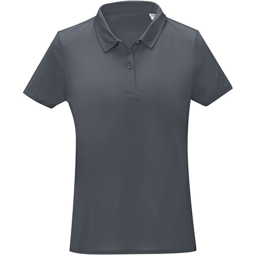 Deimos Poloshirt Cool Fit Mit Kurzärmeln Für Damen , storm grey, Mesh mit Cool Fit Finish 100% Polyester, 105 g/m2, XXL, , Bild 3